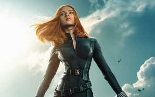 Black widow sky heroine blonde - marvel comic free wallpaper