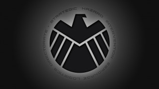 Black white silver eagle logo - marvel free wallpaper