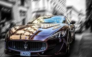 Maserati city street reflection luxury - alesso baldovinetti free wallpaper for desktop