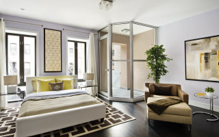 Bedroom city view light space - light and space free wallpaper