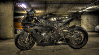 Motorcycle parking garage yellow cars - dom qwek free wallpaper for desktop