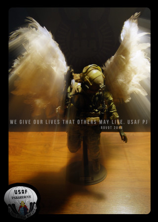 Fireman statue with wings quote - a quote above free wallpaper