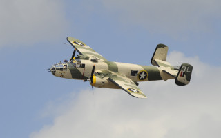 Small plane cloudy sky propeller - the front of the plane free wallpaper