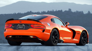 Bright orange sports car mountain 2 - a.d.m. cooper free wallpaper