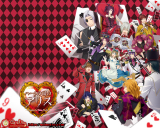 Card game group red black - a group of people playing free wallpaper
