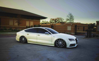 White car parking lot fence 5 - a parking lot next free wallpaper