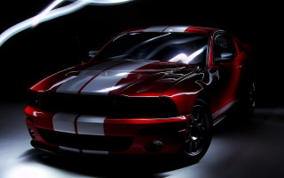 Red white cobra car digital - car free wallpaper