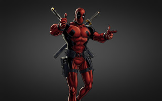Deadpool swords thumbs up gun - his other hand free wallpaper for desktop