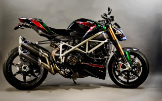 Motorcycle studio gray background stripe - a studio photo free wallpaper