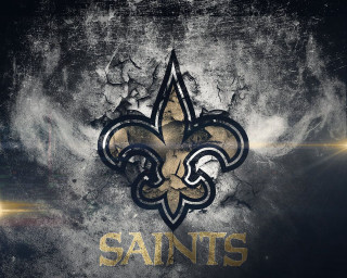 New orleans saints logo grungy - a new orleans saints logo free wallpaper