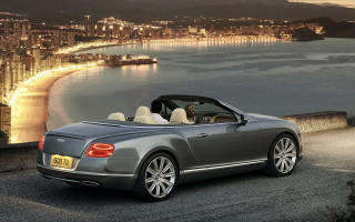 Silver convertible ocean city lights - convertible free wallpaper