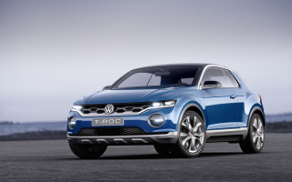 Blue volkswagen suv ocean hill - clovis trouille free wallpaper for desktop