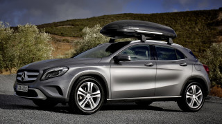Silver mercedes suv surfboard luggage - the roof free wallpaper