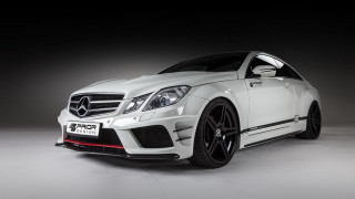 White mercedes digital rendering driving - photorealism free wallpaper for desktop