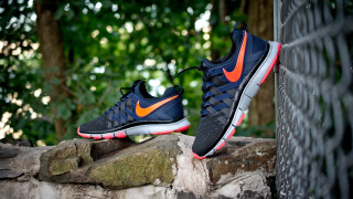 Nike shoes fence park trees - athletic free wallpaper
