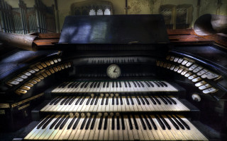 Clock piano keyboards organes bryan - many free wallpaper