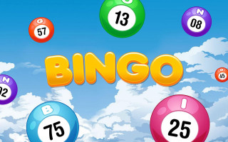 Bingo numbers balls flying game - free happy birthday wallpaper for desktop