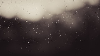 Rainy window skyline city lights - ambient free wallpaper