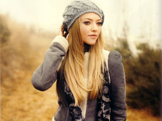 Woman long hair hat jacket - a handbag free wallpaper