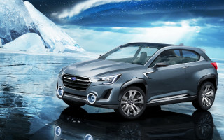 Silver suv frozen icebergs blue - a silver suv free wallpaper