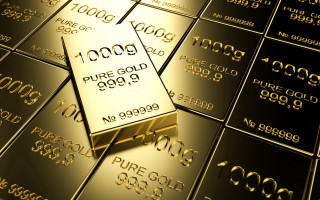 Gold bars pile numbered price - number free wallpaper