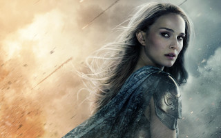 Woman warrior storm clouds lightning - imax 70 mm footage free wallpaper