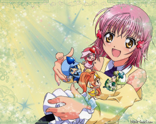 Girl pink hair stuffed animal - a doll free wallpaper