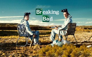 Desert two people chairs breaking - bad free wallpaper
