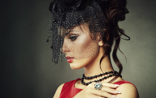 Gothic venus marble jewelry fashion - her finger and a ring free wallpaper