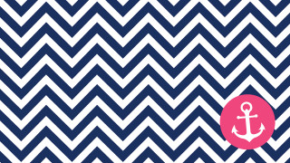Blue white chevron anchor pink - a pink circle free wallpaper