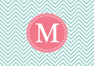 Pink blue monogrammed wallpaper chevron - cassius marcellus coolidge free wallpaper for desktop