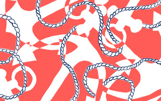 Red flag torii sunburst typographic - alexander stirling calder free wallpaper