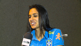 Woman long hair blue shirt 24 - her hand and a microphone free wallpaper