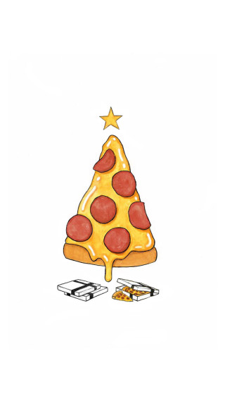 Pizza star mouse side image - free christmas wallpaper for mobile