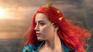 Redhair goldnoserainbow skyclouds fantasy poster - poster art free wallpaper for desktop