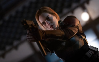 Eve ryder blonde gun blood - eve ryder free wallpaper