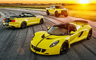 Yellow sports cars race track 3 - free cars wallpaper