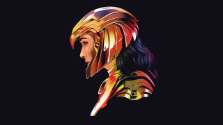 Woman colorfulheaddress armor blueeyes helmet - art deco free wallpaper