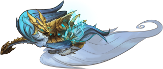 Dragon cartoon blue background blue - league of legends free wallpaper