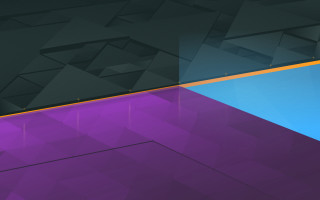 Purple blue floor abstract 3d - a yellow line free wallpaper