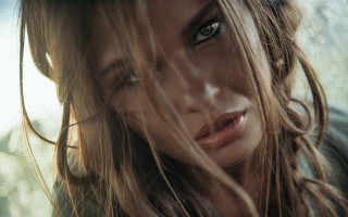 Woman longhair blackjacket seriousportrait fashionrealistic 2 - annabel eyres free wallpaper