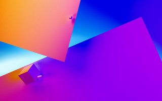 Colorful background small object 3d - cinema 4 d free wallpaper