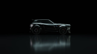 Black sports car hood up 9 - its hood free wallpaper for desktop