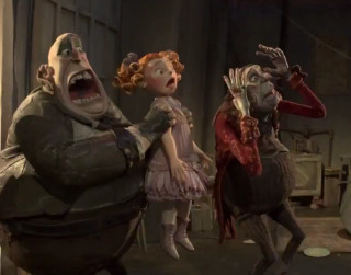 Costume party creepy faces room - a creepy face free wallpaper