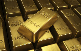 Gold bars number one digital - gold free wallpaper