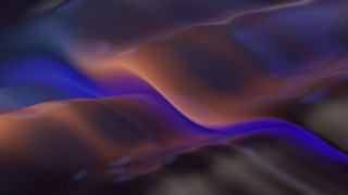 Blurry blue orange wave abstract 2 - a blurry image free wallpaper for desktop