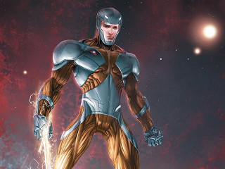 Man space suit red black - a man in a space suit free wallpaper