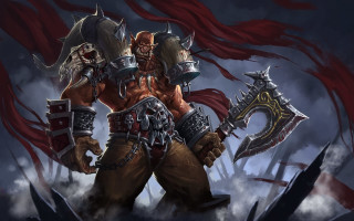 Man armor sword flag fantasy - a sword and armor free wallpaper