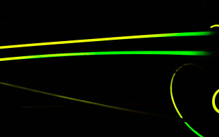 Neon green yellow light abstract - a neon free wallpaper