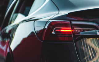 Car tail light reflection detailed - rear free wallpaper for desktop